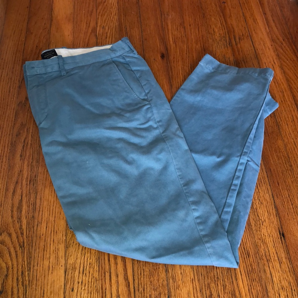 J. Crew Faded Teal / Blue 770 Chinos